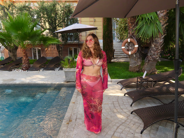 PINK LEOPARD TWO PIECE