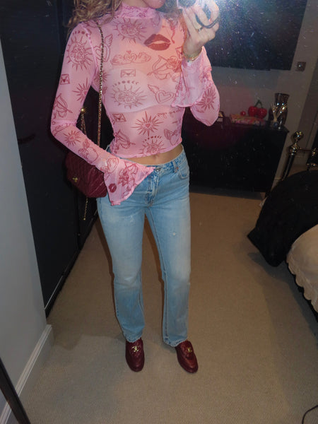 LOVER GIRL MESH TOP