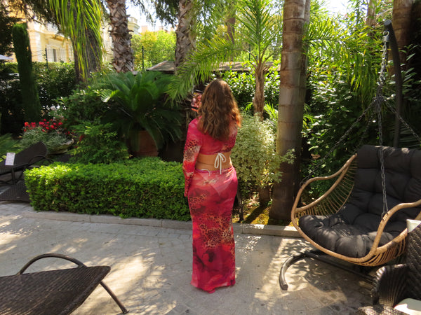 PINK LEOPARD TWO PIECE