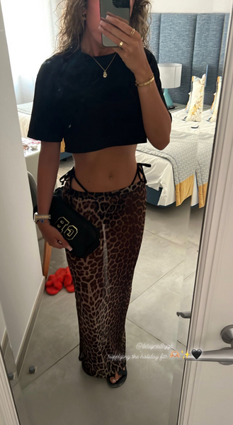 LEOPARD SKIRT