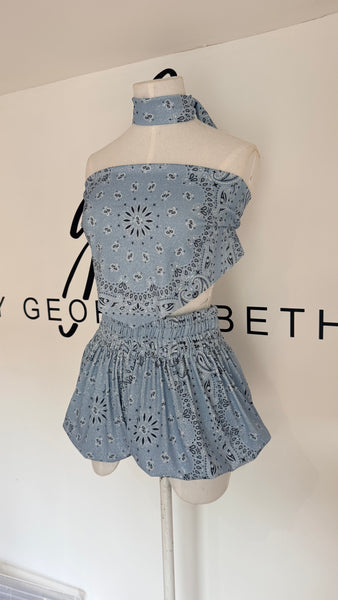 IBIZA LUREX BANDANA TOP