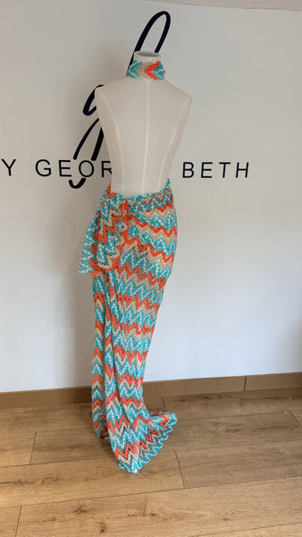 ONE SIZE SARONG & NECK TIE